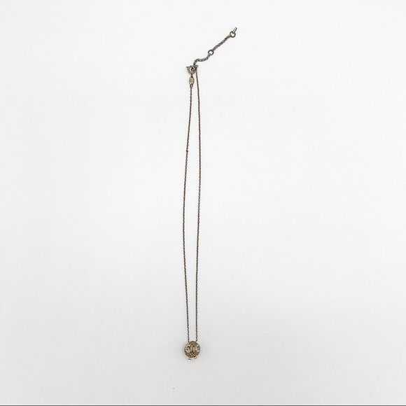 Fossil Necklace Rhinestone Mini Owl Slide Charm Brass - Picture 4 of 11